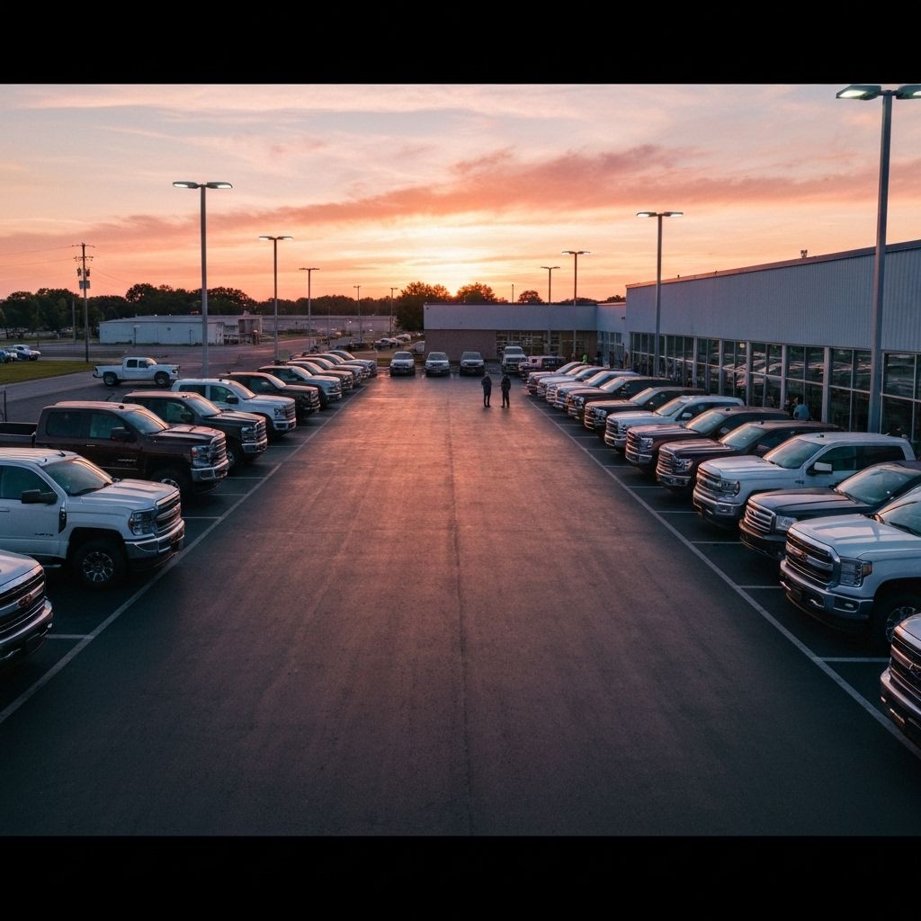 Before photo of Pickup Truck - Dealer Lot on dealership lot - unedited original